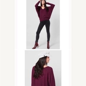 Free People Santa Clara Thermal Top- Mulberry
